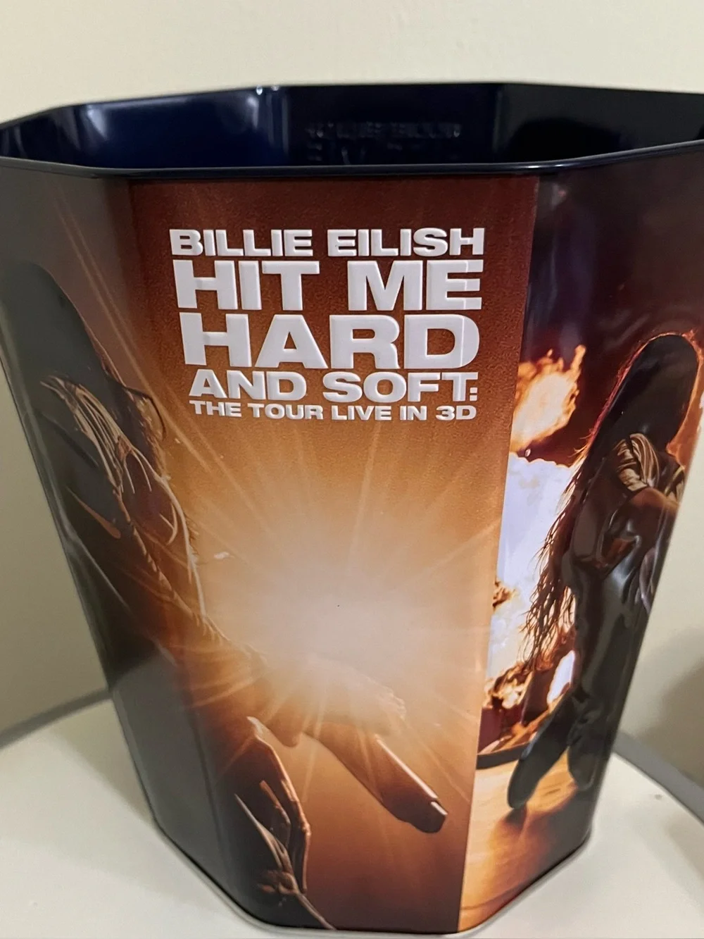 Billie Eilish popcorn bucket hit me hard and soft tour movie - Picture 2 of 2